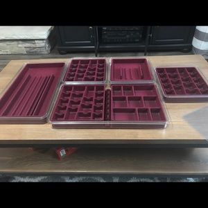 jewelry drawer organizers, stackable